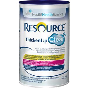 Nestlé Resource ThickenUp Clear - Addensante Istantaneo in Polvere per Disfagia, 125 g