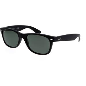 Ray Ban Ray-Ban New Wayfarer RB2132 622/58 52 (gomma nera/verde polare)