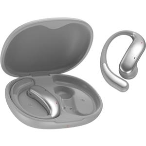 TANALAZ i70 Auricolari Bluetooth 6.0 con archetto, Auricolari senza fili aperti per sport, Leggeri e comodi, con ENC per chiamate chiare, IPX5 impermeabili per allenamento/corsa (Grigio)