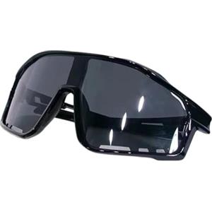 Generico Occhiali da Sole Sportivi per Uomini Donne, Occhiali da Ciclismo da Uomo, Vetro Trasparenti Fotocromatici, Vetro Sovrapponibili Protezione Laterale Sunglasses per Corsa, Pesca, Ciclismo