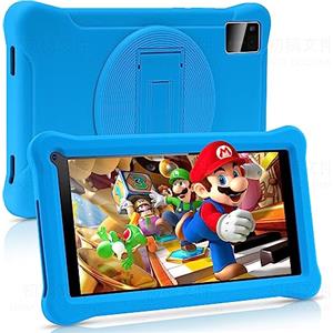 SUMTAB Tablet per Bambini 7 Pollici,8 RAM 64GB ROM (TF CARD 128GB) Google Certificated, Kids Software Pre-Installed, Wifi,Tablet PC con Custodia Protettiva per Tablet Antiurto