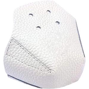 Genérico Protezioni per le dita dei piedi: comode da pulire, protezioni in pelle per pattini su ghiaccio con texture a ciottoli, protezioni per le dita dei piedi