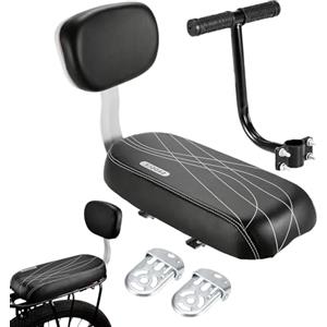 Senermter Seggiolino Posteriore Per Bici Per Bambini | Sedile Bici Bambini Con Schienale E Braccioli | Seggiolino Posteriore Universale Per Elettriche 50kg
