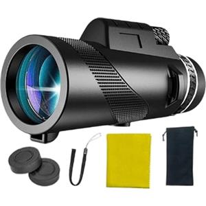 Generisch Potente monoculare per adulti - Cannocchiale portatile | ingrandimento 80 volte compatto e leggero, ideale per il birdwatching delle stelle e l'astronomia all'aperto