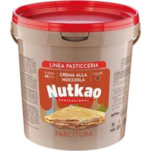 Nutkao Linea Professional Nutkao Crema Spalmabile Secchiello da 3 Kg Per Farcitura (Crema Nocciola)