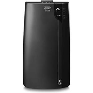 De'Longhi Pinguino PAC EX130 Climatizzatore Portatile Silenzioso con funzione Real Feel, 13.000 Btu/h, Timer 24H, Display LED, Classe A, 3 Velocità, Telecomando, per Ambienti fino a 120m3, Nero