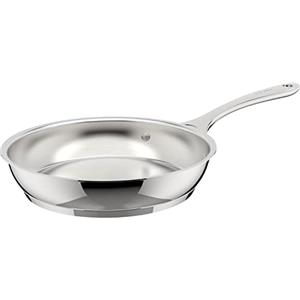 Lagostina Orchestra Padella Con Manico Lungo In Acciaio Inox 18/10 Ø 20 cm, Fondo Lagotherm 3 Strati, Effetto Specchio Esterno e Interno Satinato, per Tutte le Fonti di Calore