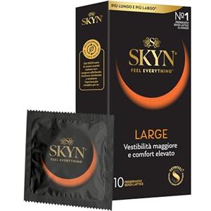 Skyn Large Preservativi Senza Lattice in Poliisoprene - Taglia Large - 10 Profilattici