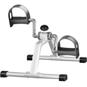 TISHITA Mini Cyclette con Pedali Regolabili per Braccia E Gambe, Cyclette Compatta in Metallo per La Riabilitazione Fisica a Casa.