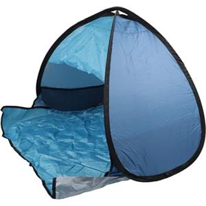 Yhenlovtt Tenda up Gatti Spiaggia per Animali Domestici All'aperto Plus Cani Tenda compatta Automatica Avere Funzione Protezione UV Resistente alle intemperie Poliestere per Ombra (DOPPIO BLU)