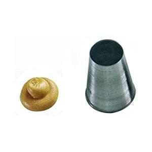 Silikomart |BT220 Bocchetta in Acciaio Inox per Sac a Poche, Foro Tondo, Misura Ø 20 mm