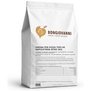BONGIOVANNI FARINE E BONTA' NATURALI Bongiovanni Bontà Naturali Farina Per Pizza Tipo 00 Napoletana W300 5kg