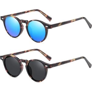 Perfectmiaoxuan Occhiali da sole Uomo Donna Polarizzati Pesca all'aperto Montatura Infrangibile Leggero Protezione UV400 Notturna Antiriflesso Guida