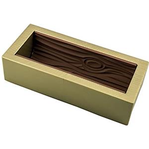 silikomart | Kit Magic Wood, Set con Stampo in Silicone per Tronchetto + Tappetino in Silicone, Antiaderente, 3D Design, 296 x 130 mm, h 72 mm, Volume 1300 ml, Made in Italy