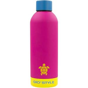 GIO'STYLE GioStyle Borraccia Fluo | 500 ml | Acciaio Inossidabile | Chiusura Ermetica | Colori Assortiti