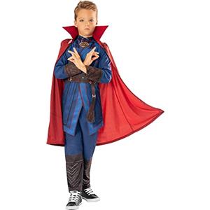 Rubie's Costume ufficiale Marvel Dr Strange in the Multiverse of Madness Dr Strange Deluxe per bambini, età 7-8 anni, 301338-l, Multicolore