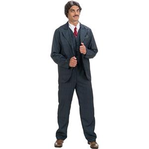 Chaks - Costume da mercoledì Gomez Addams, costume 4 pezzi per adulti, vestito per Halloween e carnevale