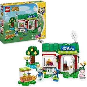 LEGO Animal Crossing La Sartoria delle Sorelle Ago e Filo, Gioco Creativo per Bambine e Bambini da 6 Anni con Negozio Giocattolo, Accessori per Sartoria e Personaggi Animali, Idea Regalo per Fan 77055