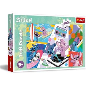 Trefl - Lilo & Stitch, Le Memorie Lilo & Stitch - Puzzle 100 Tessere - Puzzle Colorati con Personaggi delle Fiabe, Intrattenimento Creativo, Gioco per Bambini a partire dai 5 anni