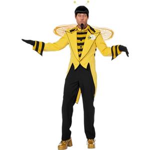 WILBERS & WILBERS 5908 - Abito da uomo Re delle api, giallo-nero, costume da animale per carnevale, festa a tema