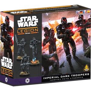 Asmodee Atomic Mass Games | Star Wars Legion Dark Troopers Expansion | Espansione Di Unità, Compatibile Con Star Wars Legion, Unità Di Supporto Pesante, Doppia Attivazione | 2 Giocatori | 90 Min