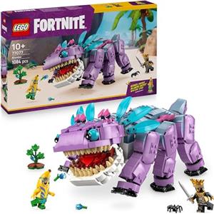 LEGO Fortnite Klombo - Action Figure Giocattolo di Dino da Esposizione - Include le Minifigure di Bananita, Oro e Accessori - Regalo per Gamer, Bambini, Bambine e Fan del Videogioco da 10 Anni - 77077