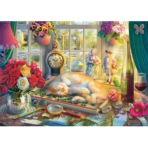 Schmidt Spiele 59789 Gatto-Puzzle da 1000 Pezzi, Multicolore