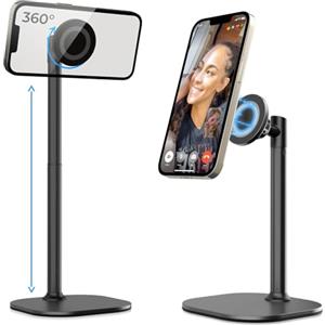 Cooper MagStand - Supporto per iPhone Regolabile per Scrivania Magnetico | Magsafe Stand per iPhone 17 (Pro Max)16/15/14/13/12, Porta Cellulare da Tavolo, Supporto Telefono, Supporto Cellulare