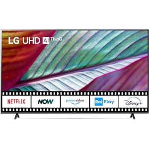 LG webOS UHD UR78 TV 86 pollici, Smart TV 4K, Ultra HD, Processore α5 Gen6, HDR10 Pro, Filmmaker Mode, Game Optimizer, Wi-Fi, webOS 23, Alexa, Sports Alert, 3 HDMI, 2 USB, 86UR78006LB