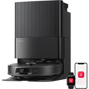 roborock Qrevo S Pro Robot Aspirapolvere Lavapavimenti (Migliorato da QV 35A), 18.500Pa, Autopulizia Panno 75°C, Asciugatura Aria Calda 45°C, Antigroviglio, Stazione Tutto in Uno, Modalità Tappeti
