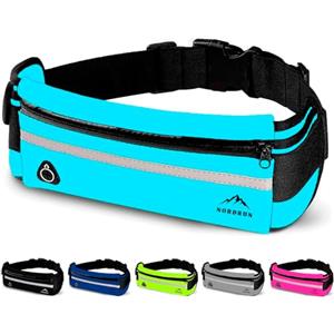 Nordrun Marsupio Running Uomo & Donna, marsupio corsa Impermeabile - per Corsa, Sportivo, Trekking, Sport, Fitness, Jogging - marsupio running Cintura Palestra - per Tutti Cellulare