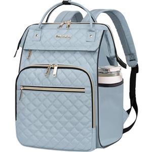 EMPSIGN Zaino Donna Porta PC 17 Pollici, Laptop Zaino Multitasche Universita con Caricatore USB, Zaino per Computer per Viaggi/Affari/Scuola/Ufficio, Azzurro