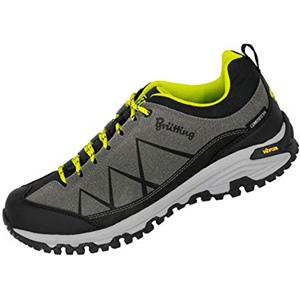 Brütting Kansas Scarpe da Arrampicata Unisex - Adulto, Grigio (Anthracite/Black/Lemon), 43 EU