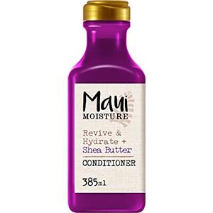 Maui Moisture Revive & Hydrate + Shea Butter Balsamo capelli secchi, Districante capelli vegano e naturale con burro di karité e olio di cocco, Balsamo senza solfati, siliconi o parabeni, 385 ml