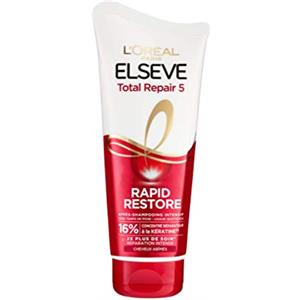 L'Oreal Paris L'ORÉAL PARIS - Balsamo Intensivo - Capelli Abimati - Cura Riparazione Intensa - Arricchito con cheratina - Elsève Total Repair 5-180 ml