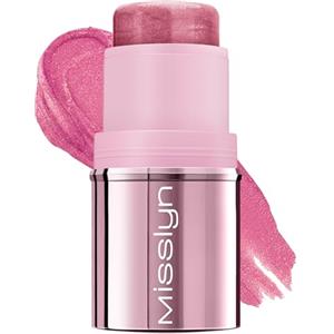 Misslyn Multi-Stick 3 in 1 per Viso, Occhi e Labbra - Blush, Rossetto e Ombretto in Stick con Burro di Karité, Texture Cremosa e Leggera - 01 My Dream Girl