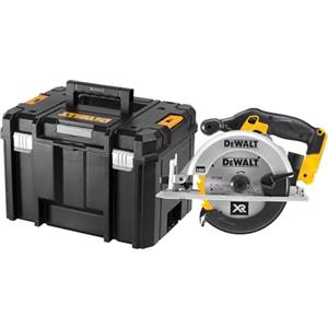 DEWALT Sega circolare 165mm a batteria XR, in valigetta TSTAK senza batteria e caricabatterie, 18V, DCS391NT-XJ