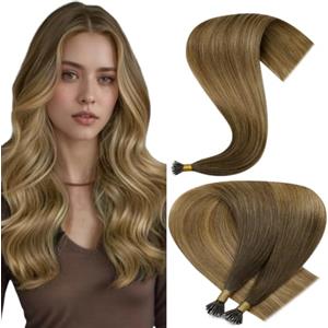 Hetto extension Nanoring Balayage Marrone 40cm 50Ciocche