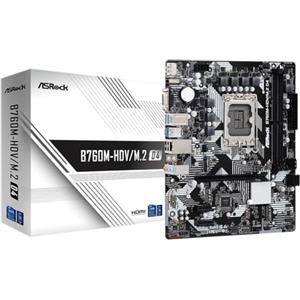 Asrock B760M-HDV/M.2 D4 Intel B760 LGA 1700 micro ATX