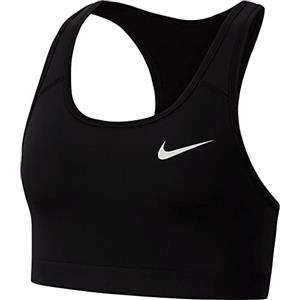 Nike Womens Bra W Nk DF Swsh Band Nonpded Bra, Black/Black/White, BV3900-010, XS