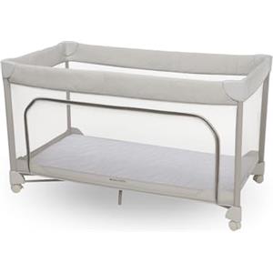 Maxi-Cosi Merlin, 2 in 1 Culla da Campeggio Neonato & Area Giochi, 0-4 Anni, 0-18 kg, Lettino da Viaggio Bambini, Chiusura in 1 Secondo, Materasso 120x60 cm, Finestra Laterale, Elegance Beige