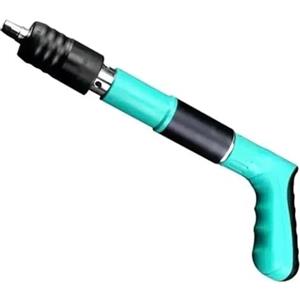 Generic Sparachiodi Pistola Sparachiodi con 10 Chiodi Tondi, Mini Sparachiodi Manuale per Cemento e Ferro Attrezzo per Rivettare le Pareti, Portatile Nail Gun con Occhiali di Protezione, per Fissare Chiodi