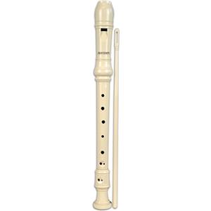 BONTEMPI - Flauto Dolce Soprano Diteggiatura Barocca 28 Note Estensione Do-Re Materiale Antiurto Scovolo Incluso 330mm