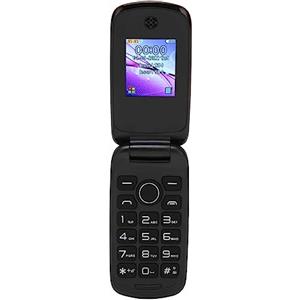 Annadue Cellulare 2G per Anziani, Schermo a Colori da 1,77 Pollici, Ultra Sottile con Tasti Grandi, Pulsante SOS, Sbloccato, Nero
