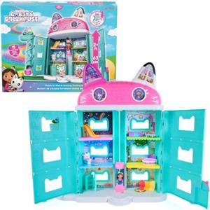 DREAMWORKS GABBY'S DOLLHOUSE Gabby's Dollhouse The Movie, Casa delle Bambole di Gabby 2026, 3+ Anni | Alta Oltre 63 cm, Occhi Lenticolari, Ascensore Cat-a-vator, Mini Figura di Gabby, Mobili e Adesivi