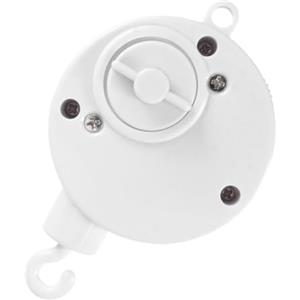 LRXIYODE Musicale Leggero Bianco Carillon a per Musica in Culla Plastica Design Giocattolo Gancio Educativo Decorazione Soave per Ragazzo Ragazza per Letto