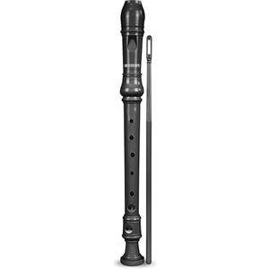 BONTEMPI - Flauto Dolce Tonalità Soprano Diteggiatura Barocca 28 Note Estensione Do-Re Materiale Antiurto Scovolo Incluso 330mm