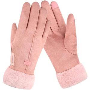 Generic Guanti riscaldati da donna, morbidi e caldi, guanti termici da neve, scaldamani ricaricabili per touchscreen, portatili, per sci all'aperto, corsa invernale, caccia, moto, protezione dal freddo
