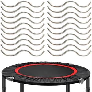 Generic Fibbie connettore per trampolino | Set da 20 pezzi in acciaio zincato 11,7 cm | Parti metalliche di ricambio per trampolino | Per sport all'aperto, giardino, cortile, giochi, , palestra di