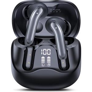 DUCOCUB Air1 Pro Cuffie Bluetooth Cancellazione Rumore Attiva con Modalità Multiple, Hi-Res Audio, EQ personalizado vía App, Pure Bass Sound, 49H, Cuffie Wireless, Connessione Multipunto, Nero